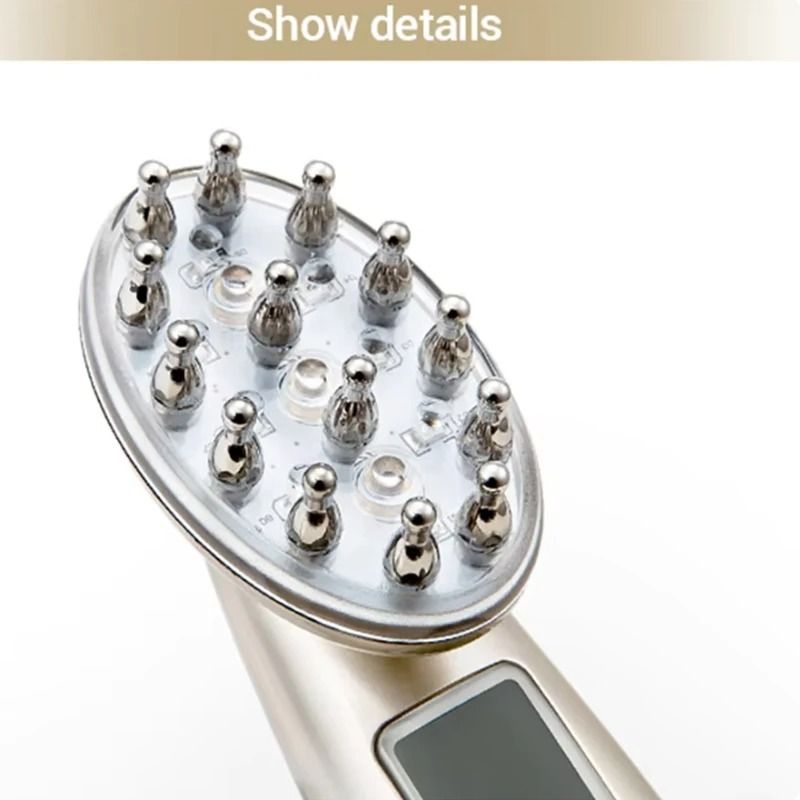 Electric Laser Hair Growth Comb With Red Light And Massage Therapy 3