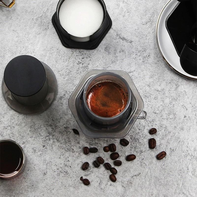 Portable Espresso Coffee Maker With French Press Air Press Design 5