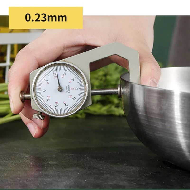 304 Stainless Steel Frying Pan Nonstick Uncoated Cookware 5
