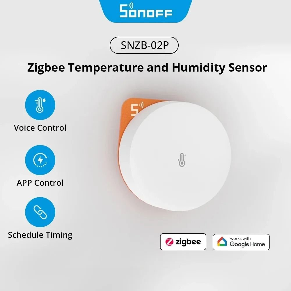 ZigBee Temperature And Humidity Sensor With Smart Home App Control 1