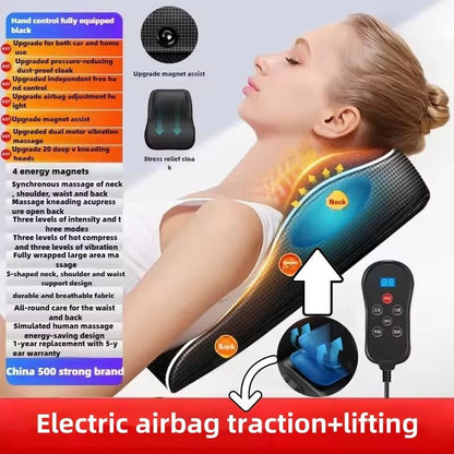 Electric Neck And Back Massager Pillow With Heat And Vibration 10