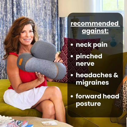 3 In 1 Neck Massager Pillow With Heat Vibration And Cervical Support 3