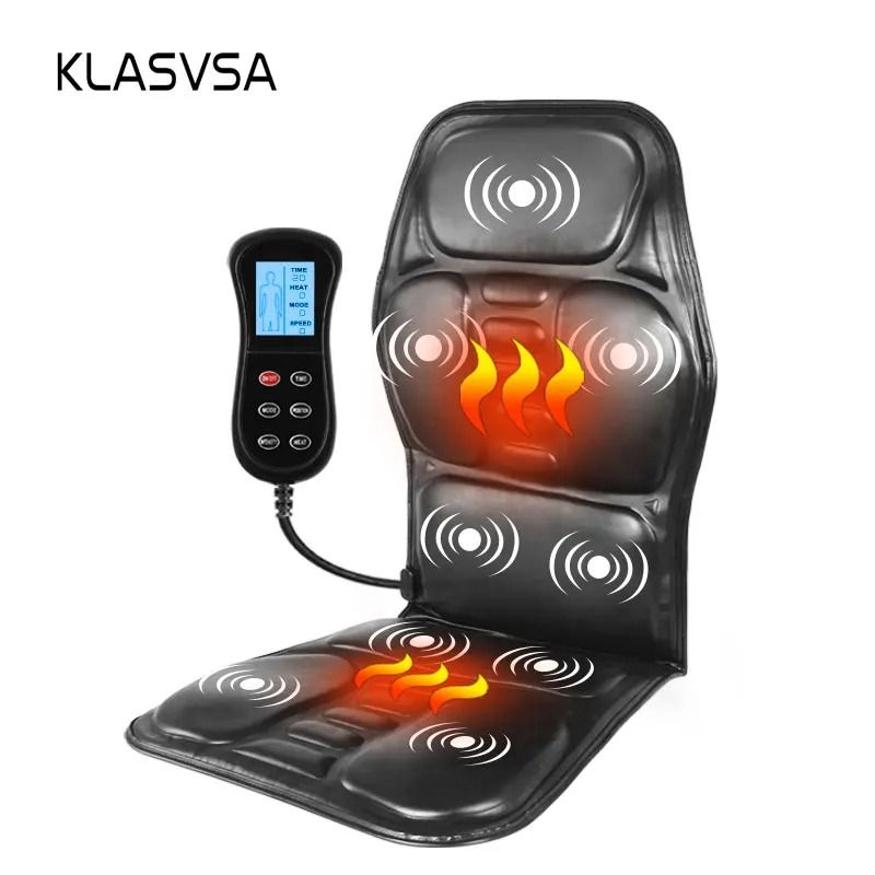 Electric Massage Chair Cushion With Heat And Vibration For Car Or Home 1