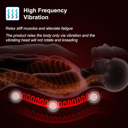 Electric Massage Chair Cushion With Heat And Vibration For Car Or Home 3