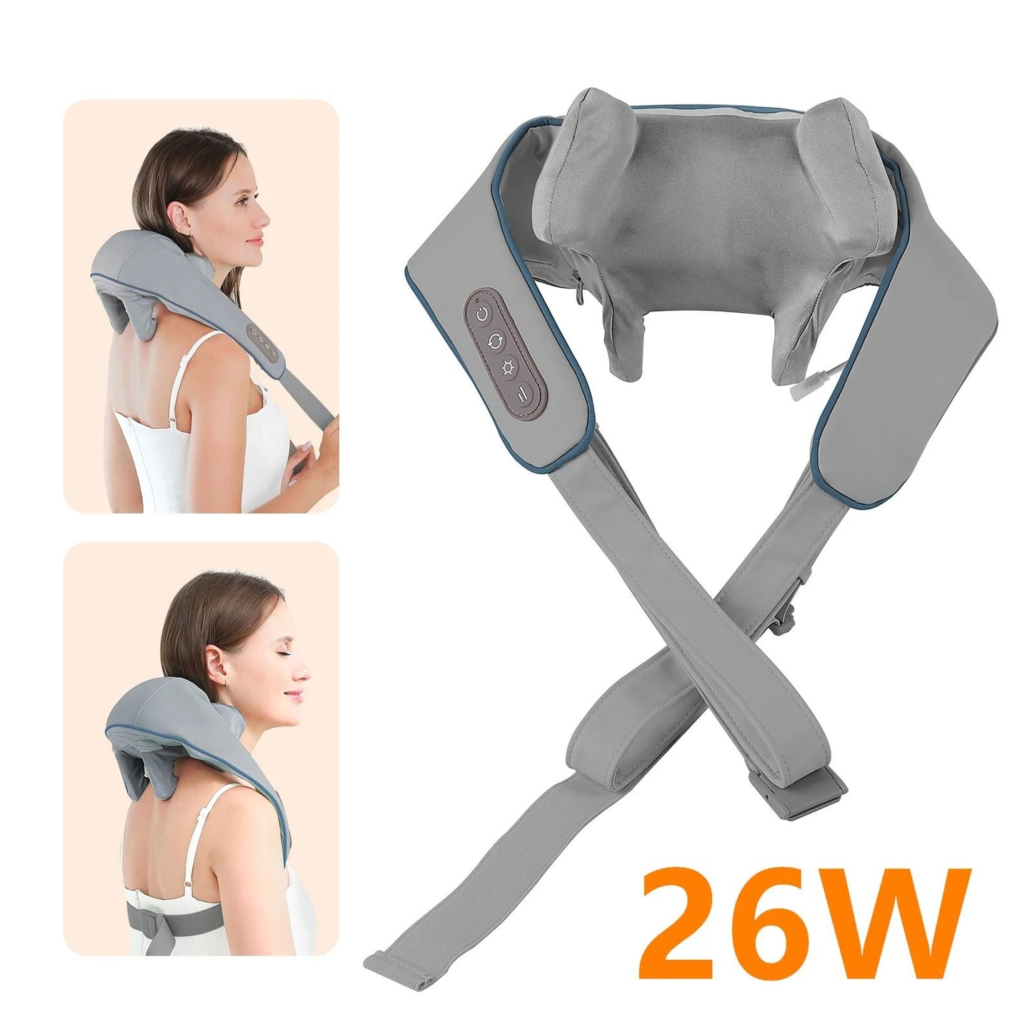Wireless Neck And Shoulder Massager With Heat And Kneading 9