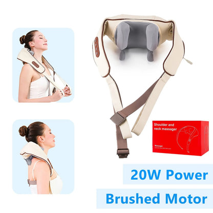 Wireless Neck And Shoulder Massager With Heat And Kneading 11