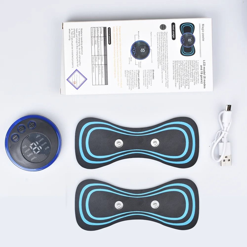 Mini Electric Neck Massager Patch With EMS Muscle Relaxation 9