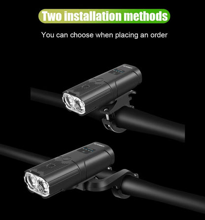 NEWBOLER Smart Bicycle Light 6000 Lumen  10000mAh Rechargeable Waterproof LED Bike Light For Road   5