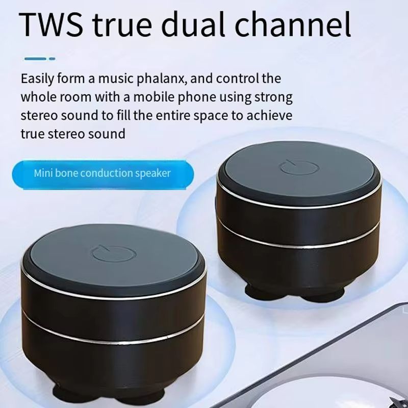 Bone Conduction Wireless Speaker  Portable TWS Resonance Speaker With Enhanced Bass  Wearable Loop 2