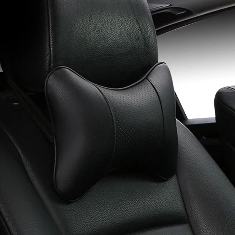 Car Neck Pillow With Memory Foam Cushion For Seat Head Support 7