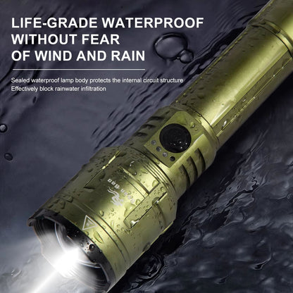 Shan Bao 3000LM Outdoor Zoom Waterproof Flashlight  HighPower Rechargeable Torch With Strong Focus  4
