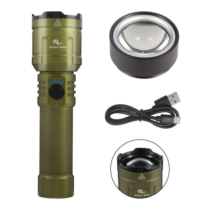 Shan Bao 3000LM Outdoor Zoom Waterproof Flashlight  HighPower Rechargeable Torch With Strong Focus  7