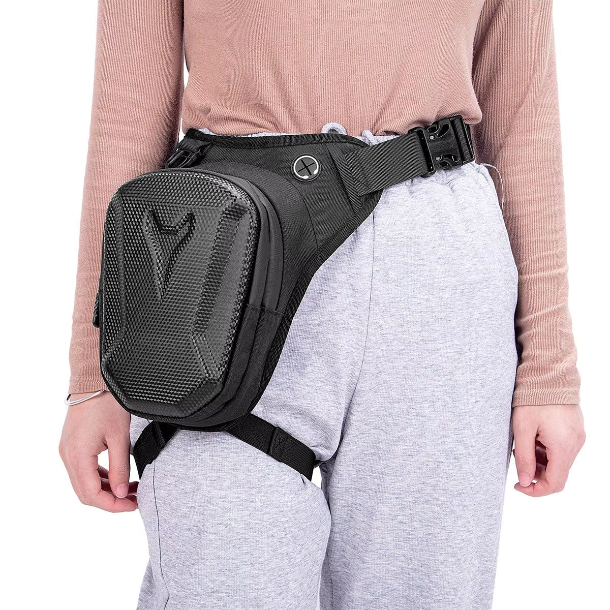 Waterproof Motorcycle Leg Bag  Rider Waist  Crossbody Bag For Cycling Biking And Outdoor Travel 3