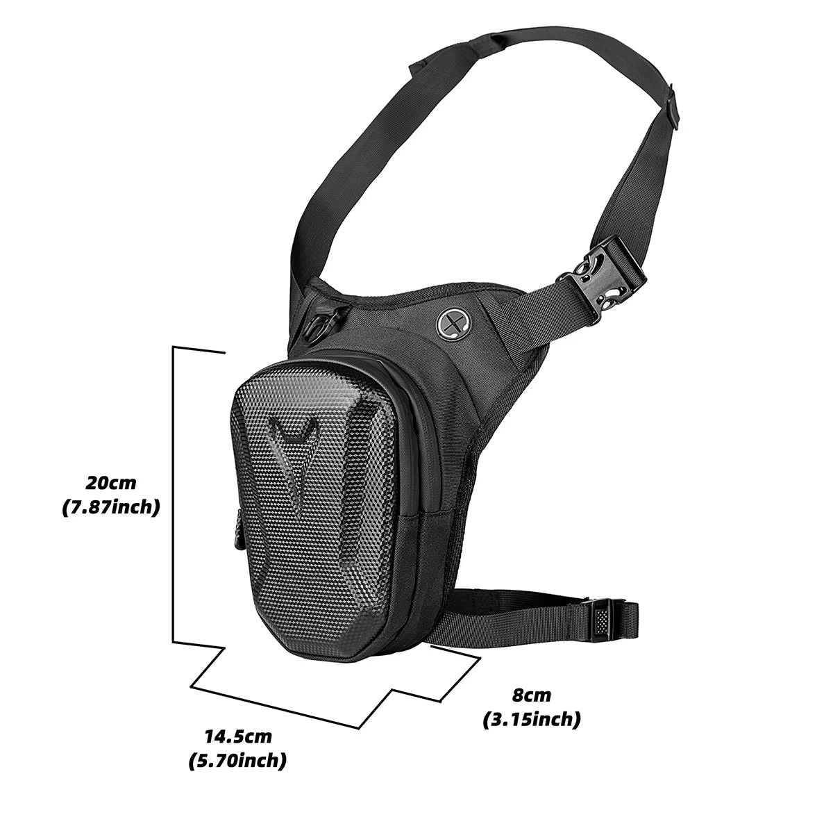 Waterproof Motorcycle Leg Bag  Rider Waist  Crossbody Bag For Cycling Biking And Outdoor Travel 5
