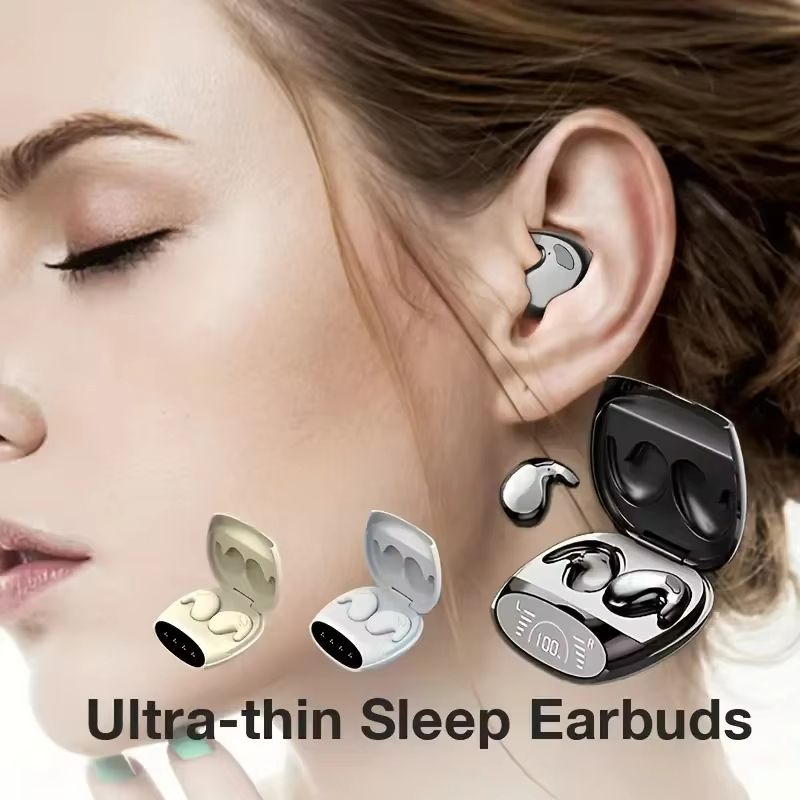 Invisible Sleep Earbuds  Waterproof Bluetooth 53 Noise Cancelling Earphones With Microphone For Nig 2