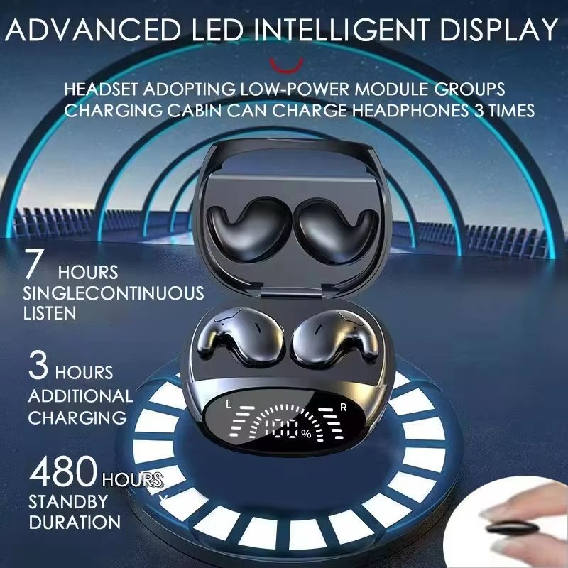 Invisible Sleep Earbuds  Waterproof Bluetooth 53 Noise Cancelling Earphones With Microphone For Nig 3