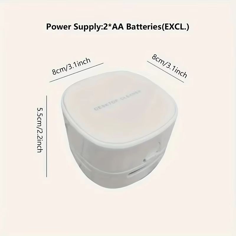 Portable Mini Desk Vacuum Cleaner  Compact Desktop Dust Sweeper For Home Office And Car 1