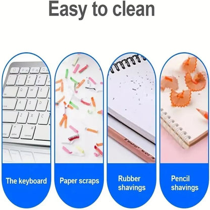 Portable Mini Desk Vacuum Cleaner  Compact Desktop Dust Sweeper For Home Office And Car 3
