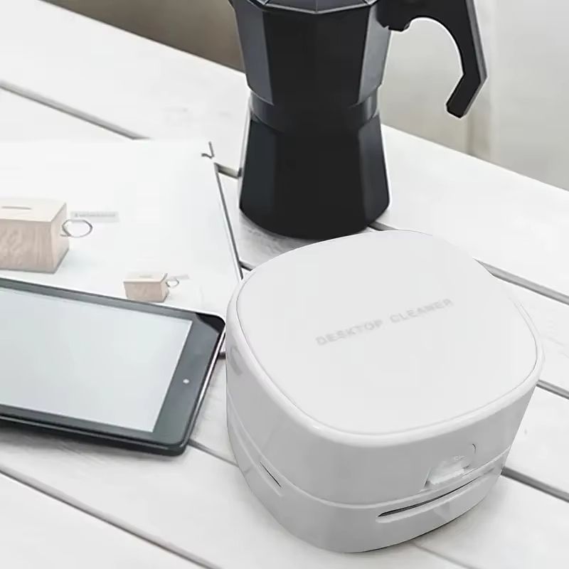 Portable Mini Desk Vacuum Cleaner  Compact Desktop Dust Sweeper For Home Office And Car 5