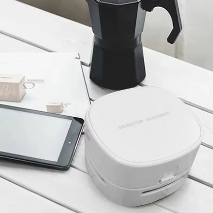 Portable Mini Desk Vacuum Cleaner  Compact Desktop Dust Sweeper For Home Office And Car 5