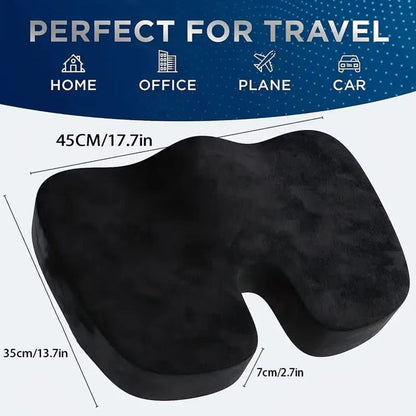 UShaped Memory Foam Seat Cushion  Orthopedic Chair Pillow For Back Hip  Tailbone Pain Relief 2