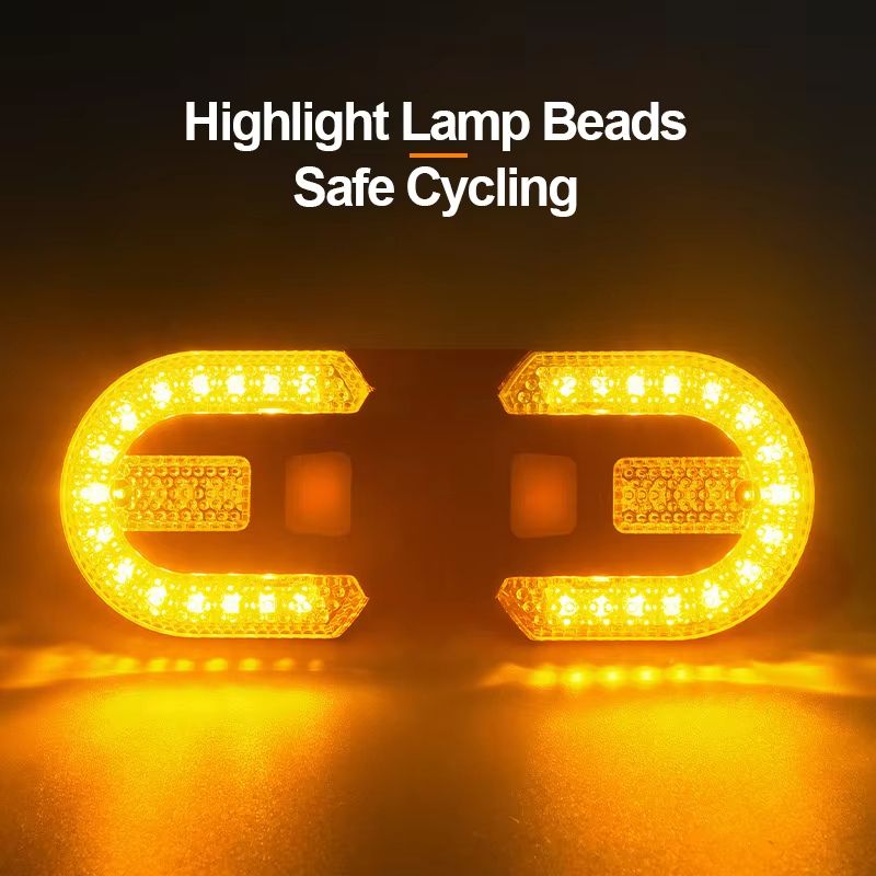 Wireless Bike Turn Signal Rear Light With Remote Control 1