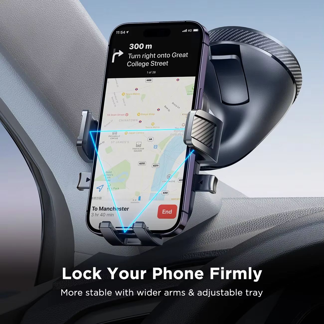Joyroom Universal Car Phone Holder with Strong Suction and 360° Rotation