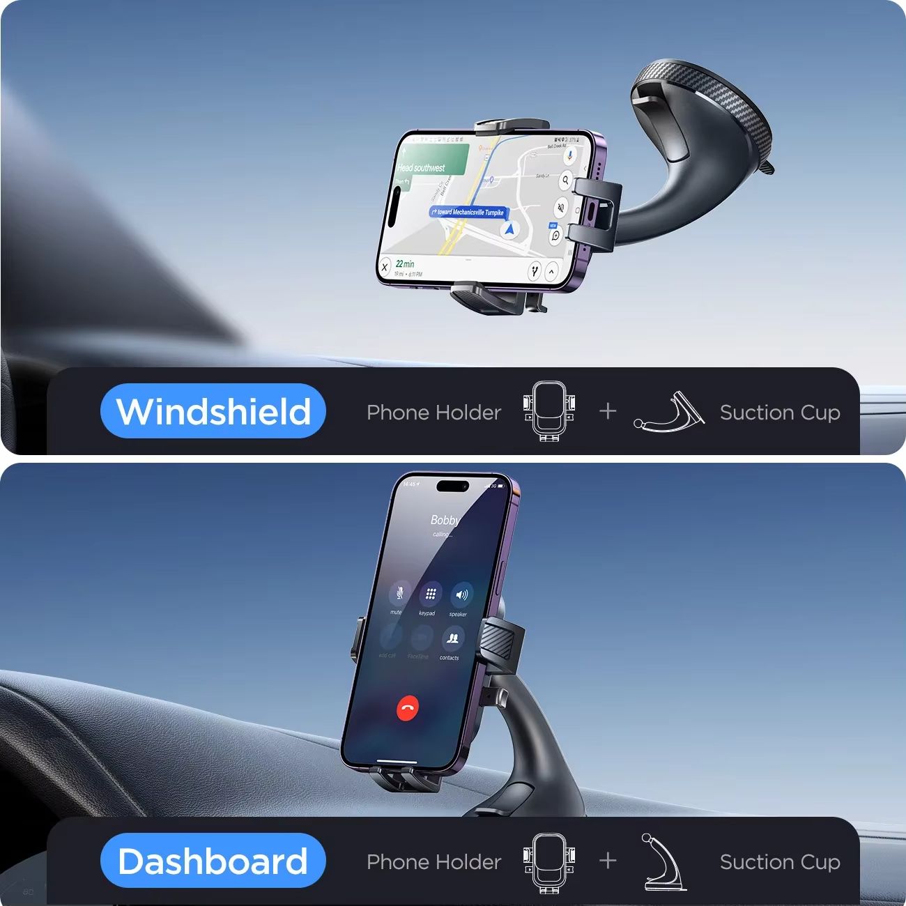 Joyroom Universal Car Phone Holder With Strong Suction And 360 Rotation 3