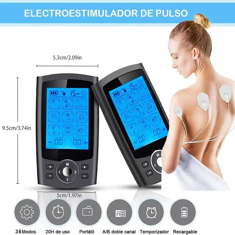 EMS TENS Muscle Stimulator  36Mode Electric Body Massager For Pain Relief Slimming  Therapy 1