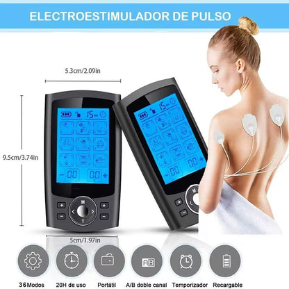 EMS TENS Muscle Stimulator  36Mode Electric Body Massager For Pain Relief Slimming  Therapy 1