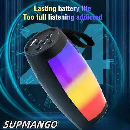 Portable Bluetooth Speaker With Subwoofer  Wireless LED Sound System For Car Home  Outdoor Music 3