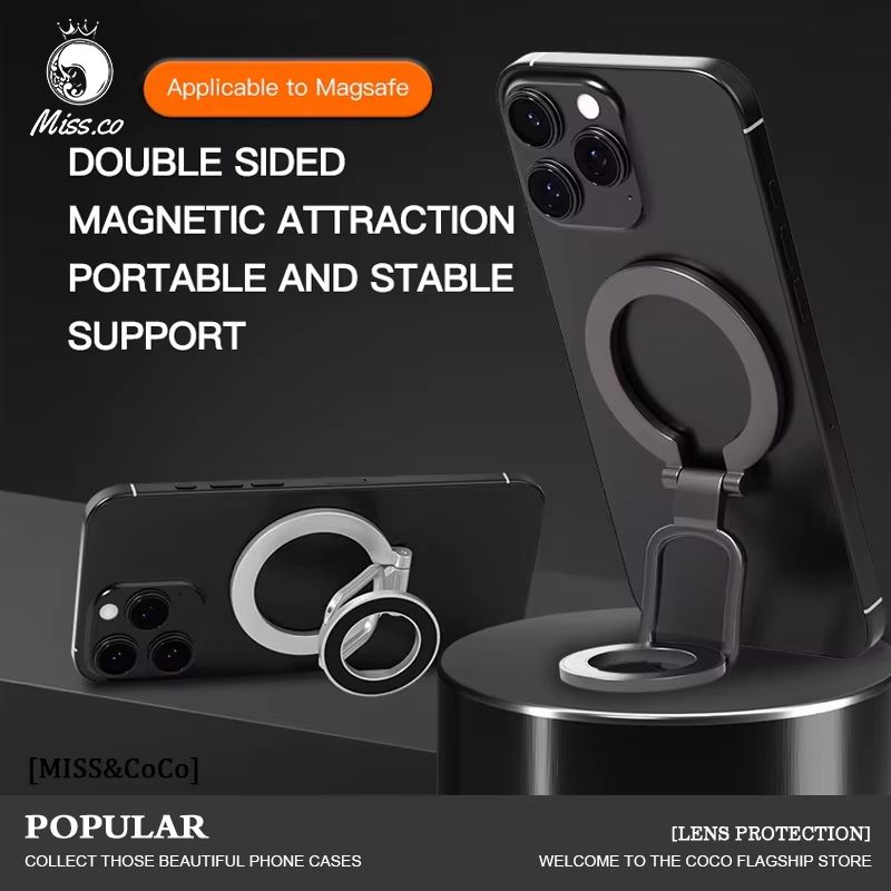 Foldable 360 MagSafe Phone Holder With Strong Magnet  Finger Grip For IPhone 141516 1