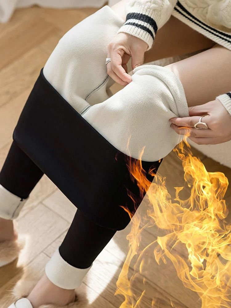 Velvet High Waist Winter Leggings For Women 2