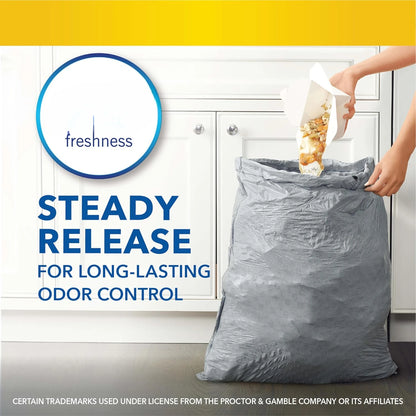 High Kitchen Drawstring Trash Bags, Stink Shield Gallon White Trash Bags, Heavy Duty Odor Shield Garbage Bags