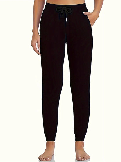 Women Sherpa Lined Sweatpants With Pockets 4