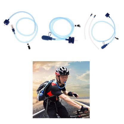 MagiDeal Professional Water Bottle Hydration System Kit, Reservoir Hose Adapter for Backpack Packs