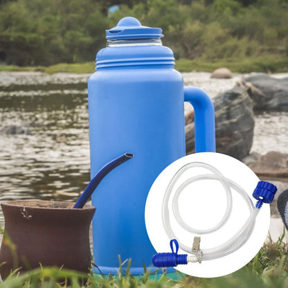 MagiDeal Professional Water Bottle Hydration System Kit, Reservoir Hose Adapter for Backpack Packs