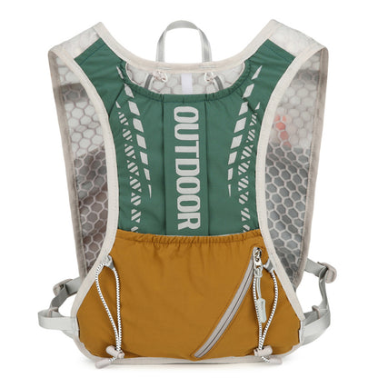 Ultralight Running Vest with Hydration Pack, Breathable, Reflective Water Bladder Daypack for Hiking & Trail Running