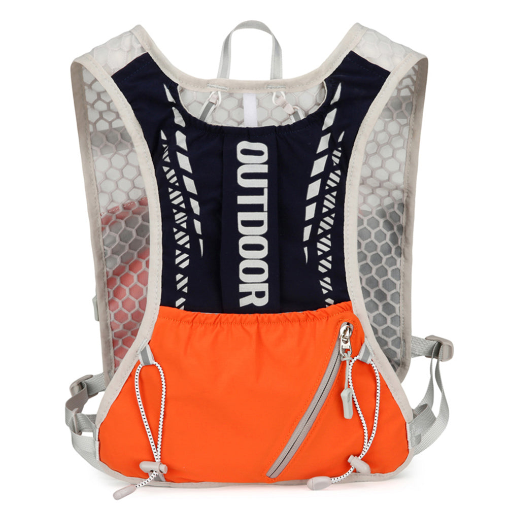 Ultralight Running Vest with Hydration Pack, Breathable, Reflective Water Bladder Daypack for Hiking & Trail Running