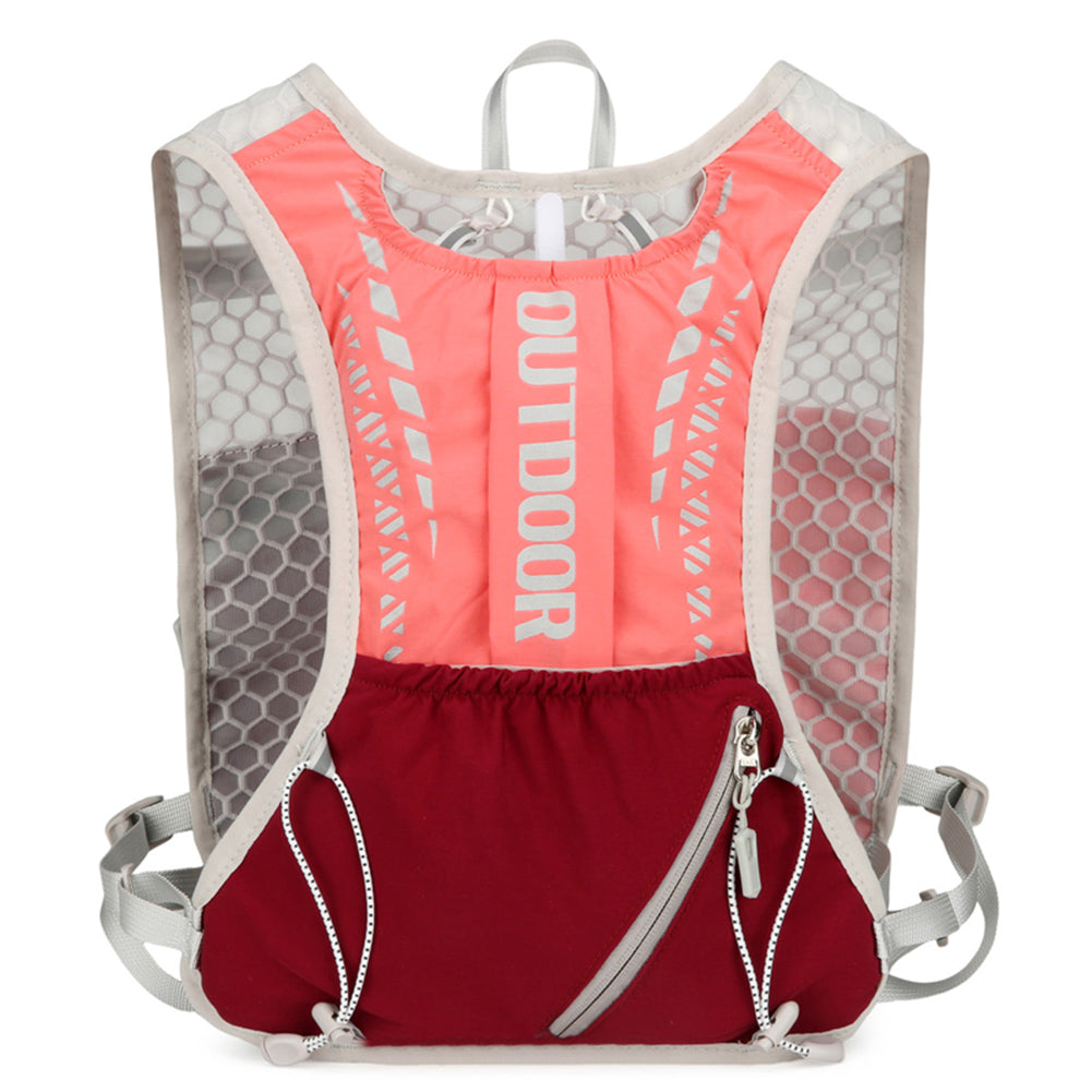 Ultralight Running Vest with Hydration Pack, Breathable, Reflective Water Bladder Daypack for Hiking & Trail Running