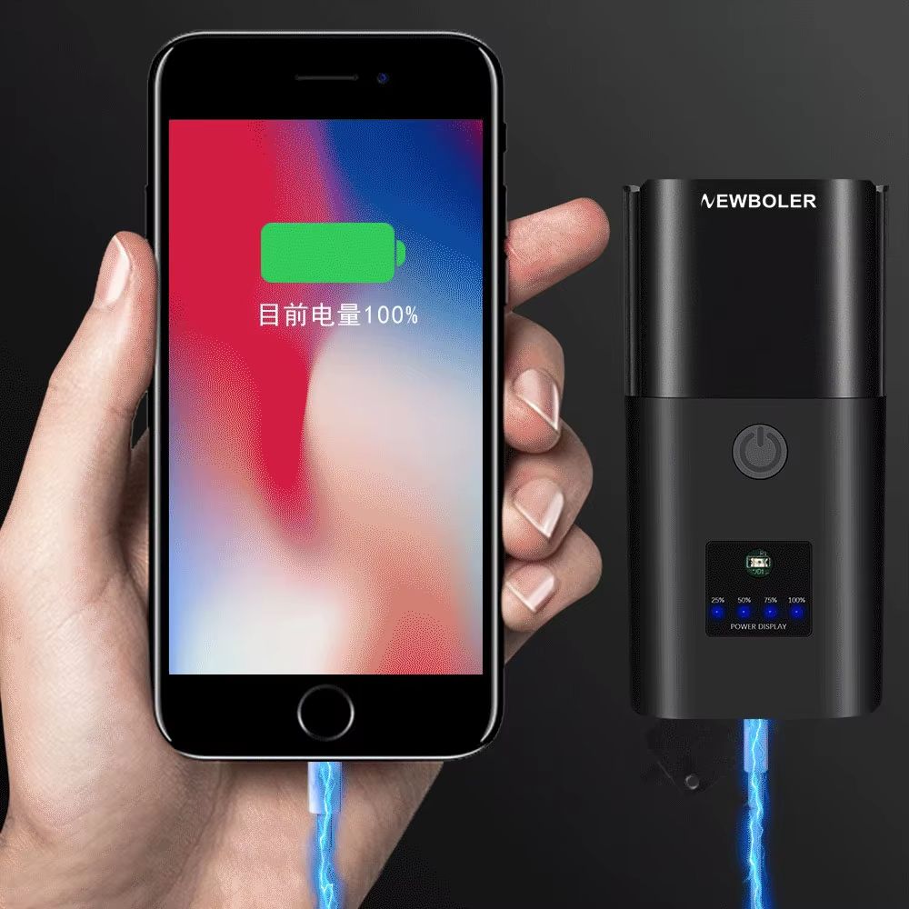 HighPower 1000 Lumen Bike Headlight With 4000mAh USB Charging Power Bank 2