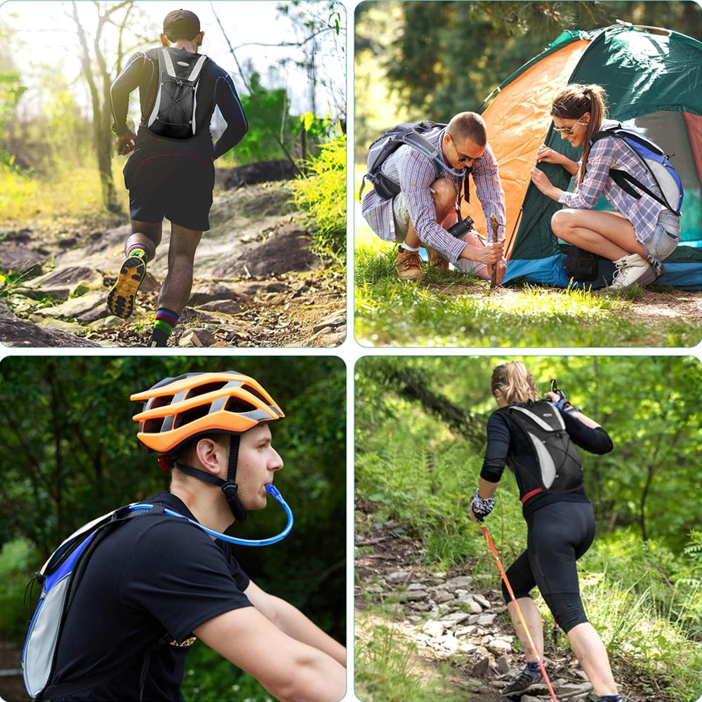 1pc New Lightweight Hydration Backpack for Men & Women, Water Backpack for Running, Hiking, Cycling Outdoor Adventure
