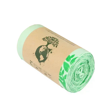 RMWIN-Biodegradable Compostable Trash Bags Corn Starch Garbage Bags, Eco-Friendly Kitchen Food Waste Bags & Scraps