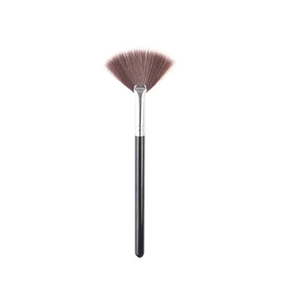 5pcs Fan Brushes Set, Soft Facial Makeup Brushes & Cosmetic Applicator Tools with Wooden Handle for Glycolic Peel Mask