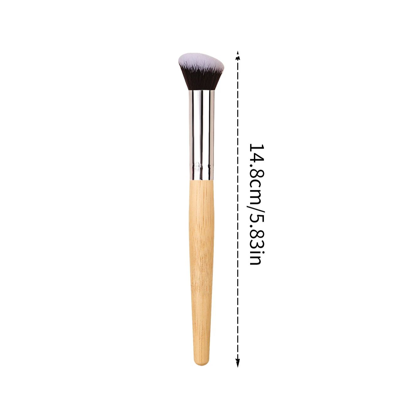 Bamboo-Handled Foundation & Concealer Brush, Best-Selling Makeup Brush with Soft Bristles for Dark Circles, Acne Marks