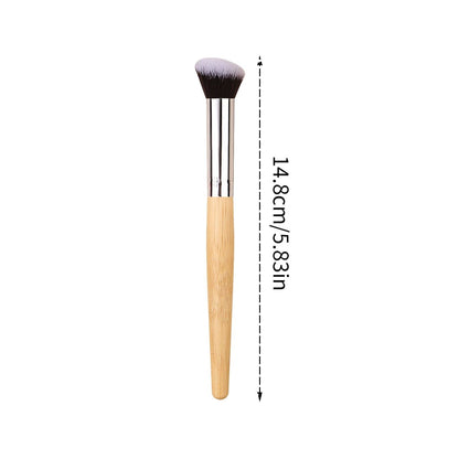 Bamboo-Handled Foundation & Concealer Brush, Best-Selling Makeup Brush with Soft Bristles for Dark Circles, Acne Marks