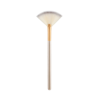 New Practical Facial Brushes Fan Makeup Brushes Set, Soft Portable Mask, Cosmetic Tools for Ladies and Girls