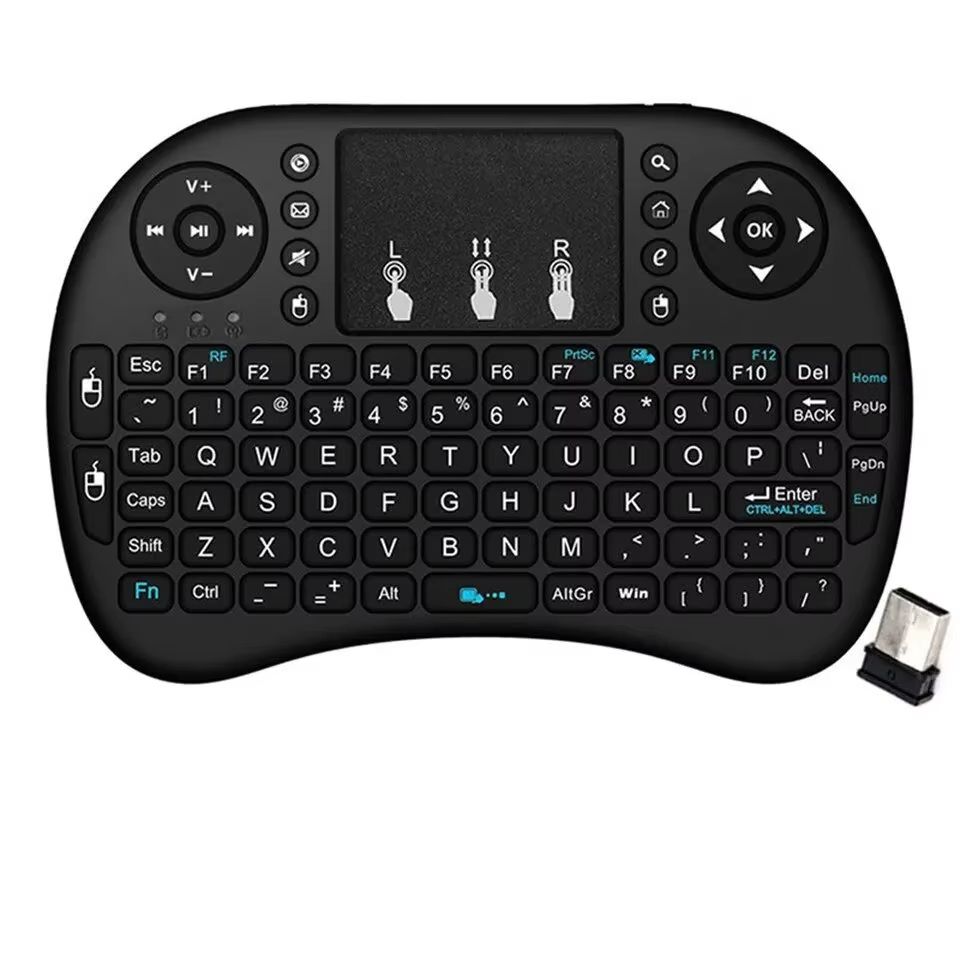 I8 Mini Wireless Keyboard With Air Mouse  Touchpad Remote For Android TV  PC 1