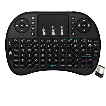 I8 Mini Wireless Keyboard With Air Mouse  Touchpad Remote For Android TV  PC 6