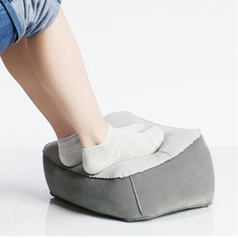 Inflatable Footrest Pillow PVC Foot Rest Air Pillow Cushion For Travel Office Home Under Desk Relax 3